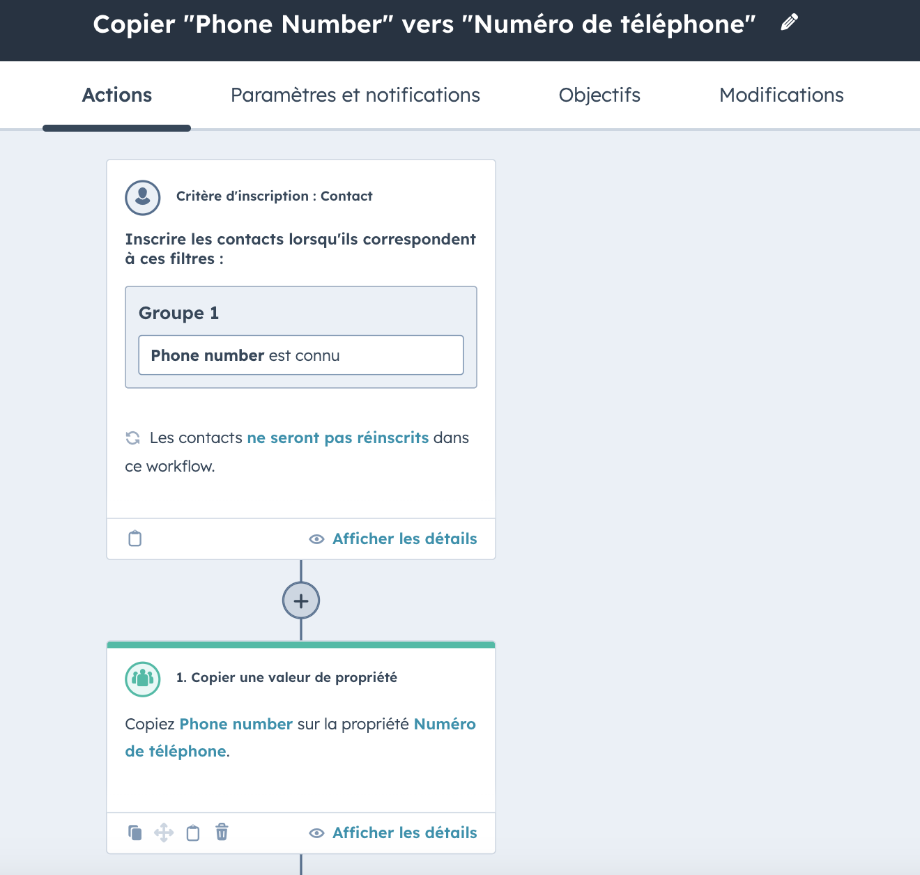 workflow de copie des propriétés_HubSpot