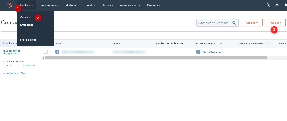 logiciel-marketing-tout-en-un-import des contacts
