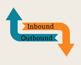 Outbound Marketing vs Inbound Marketing schéma