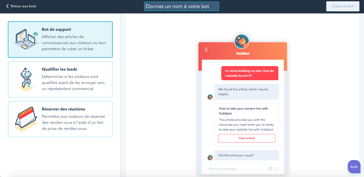 chatbot-hubspot